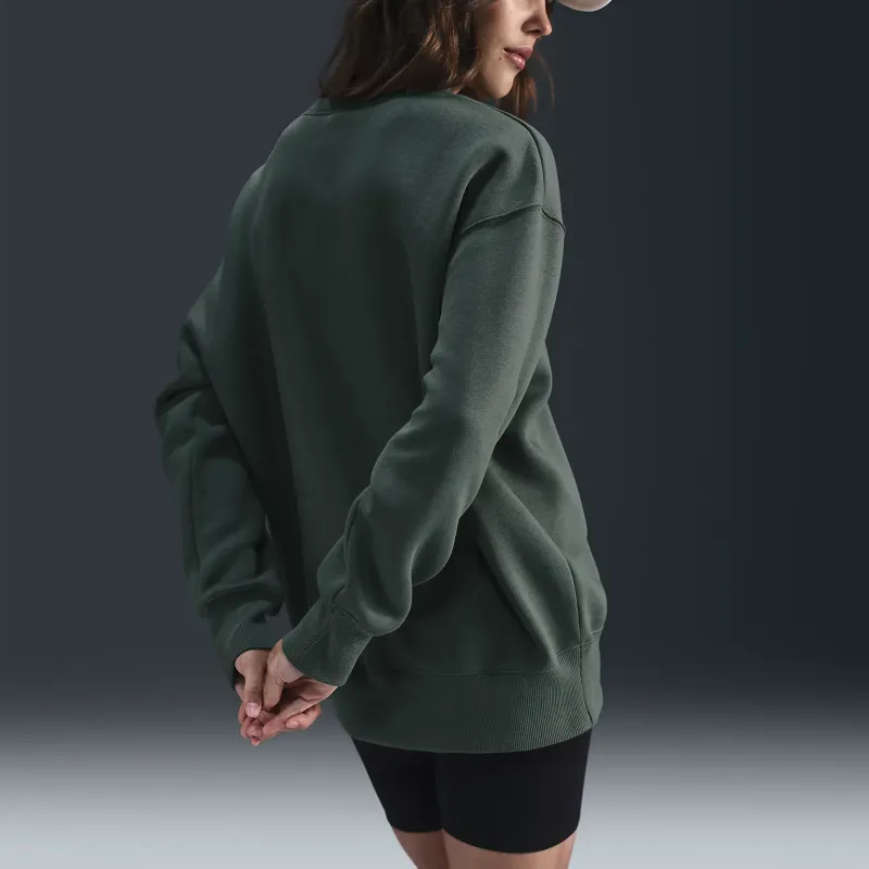 Nike Sportswear Phoenix FleeceSwoosh Sweatshirt Women's Vintage Green-3