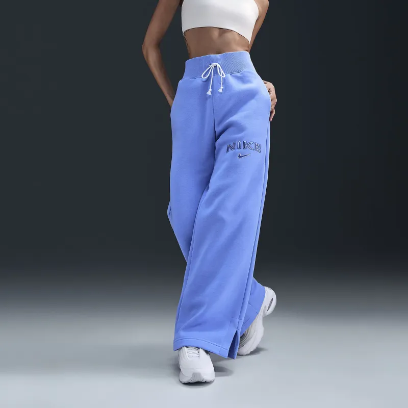 Nike Sportswear Phoenix Fleece Women's High-Waisted Wide-Leg Logo Pants-1