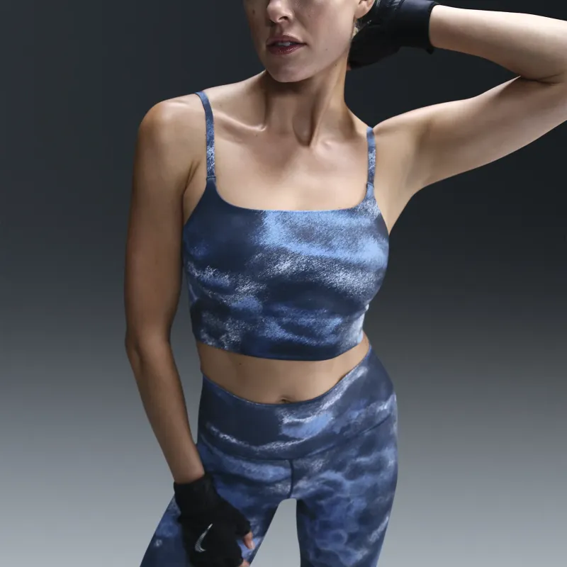 Nike One Convertible Women's Light Support Lightly Lined Longline Printed Sports Bra-1