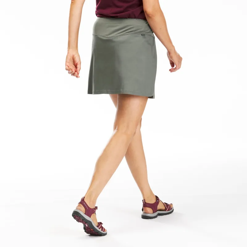 DECATHLON NH500 Casual Shorts Women's Khaki Green-5