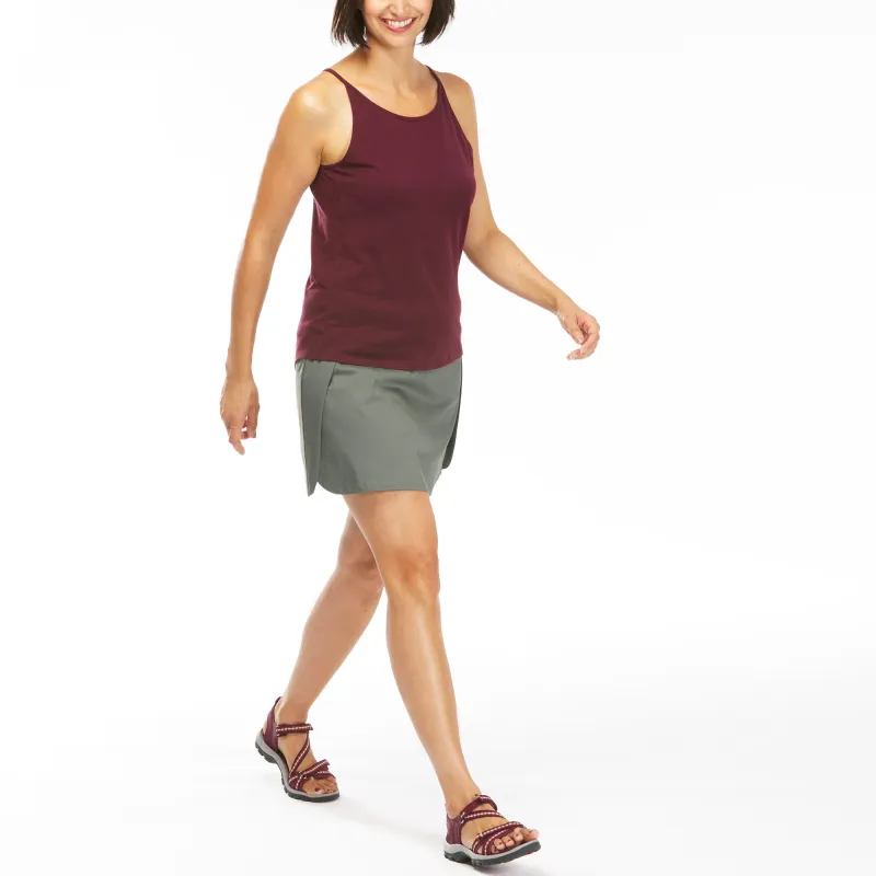 DECATHLON NH500 Casual Shorts Women's Khaki Green-2