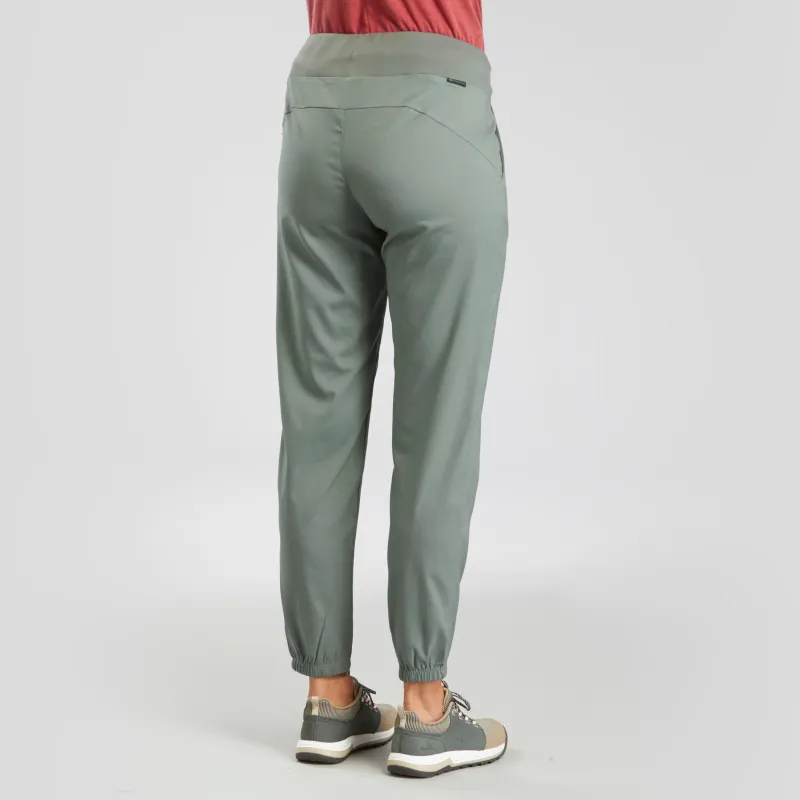 DECATHLON NH100 Casual Pants Women's Khaki Green/Khaki Gray-2