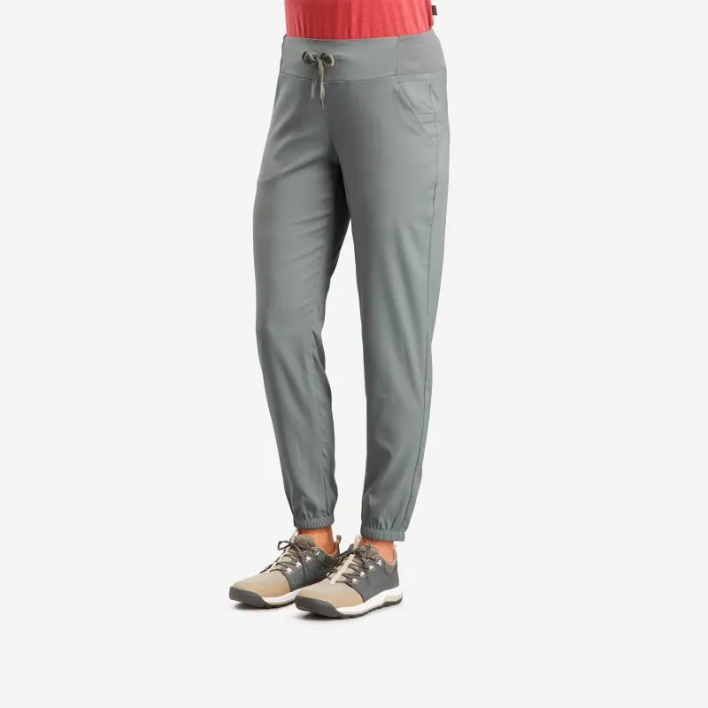 DECATHLON NH100 Casual Pants Women's Khaki Green/Khaki Gray-1