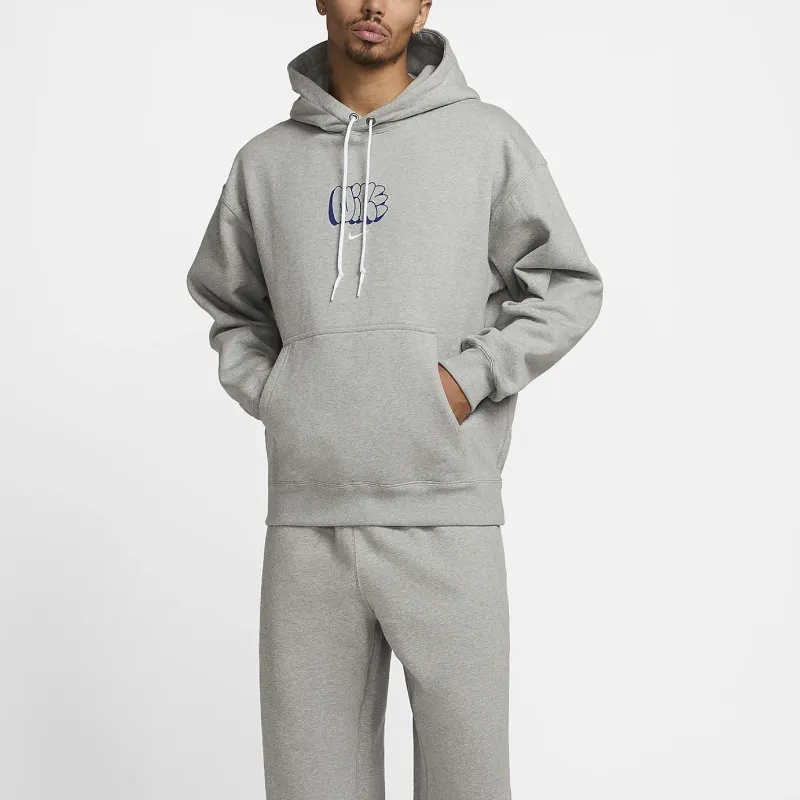 Nike Solo Swoosh Sweatshirt Men's Dark Gray Mixed Color-2