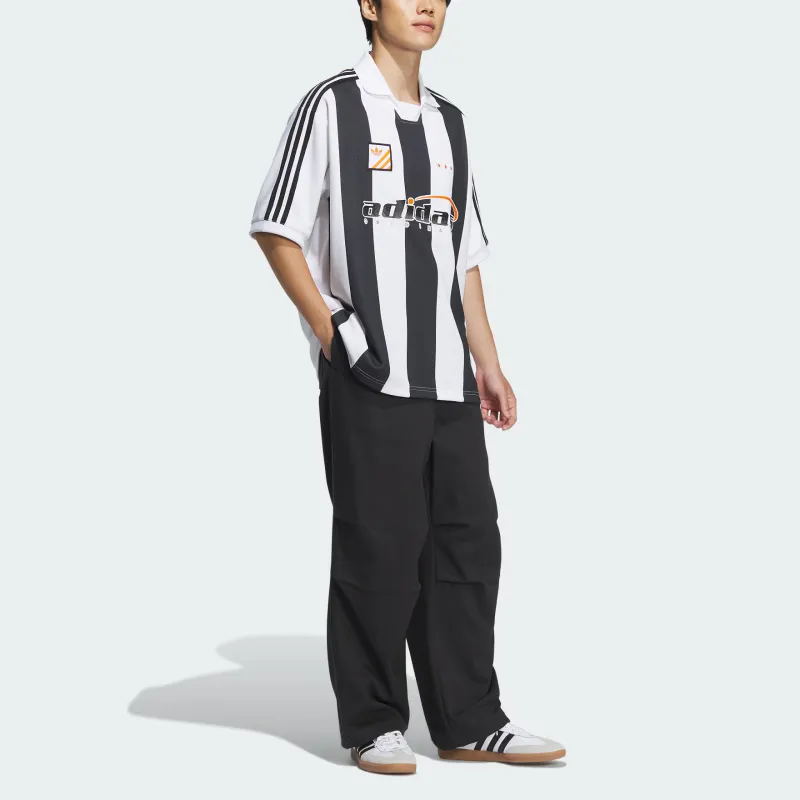 Adidas Originals SPO WOVEN TROUSERS Knitted Sports Pants Men's Black/Dark Indigo-4