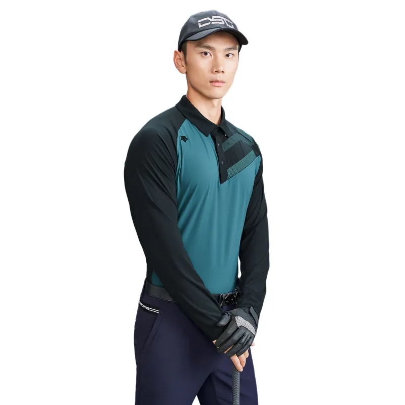 DESCENTE GOLF Golf Field Golf Apparel Men's Dark Blue-1