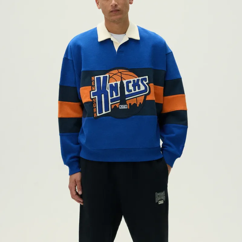 KITH For The New York Knicks Ball Nelson Collared Pullover-2