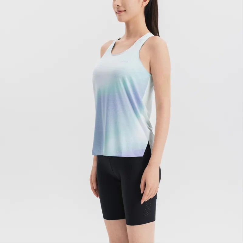 DECATHLON Sport Vests Women's Light Jade/Lavender-4