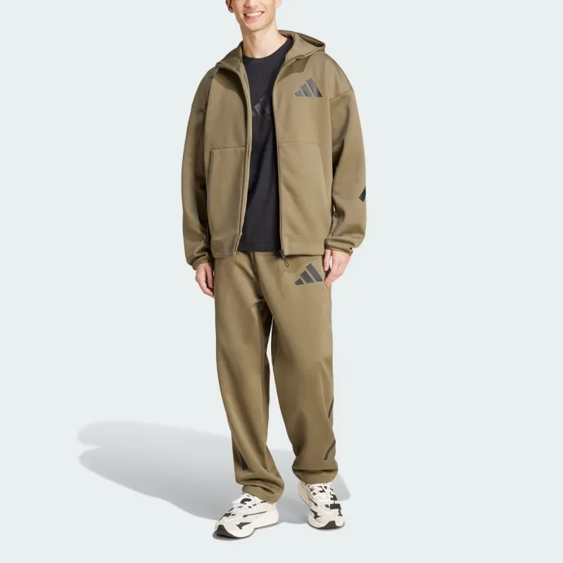 Adidas Free Shipping With AdiClub Z.N.E. Full Zip Hooded Track Jacket-3