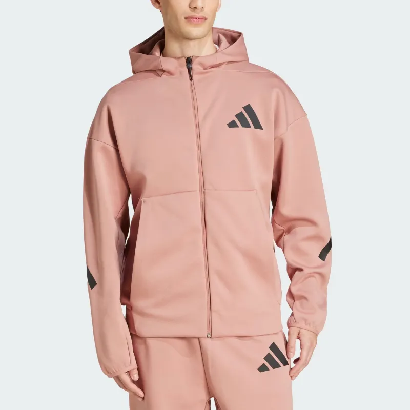 Adidas Free Shipping With AdiClub Z.N.E. Full Zip Hooded Track Jacket-2