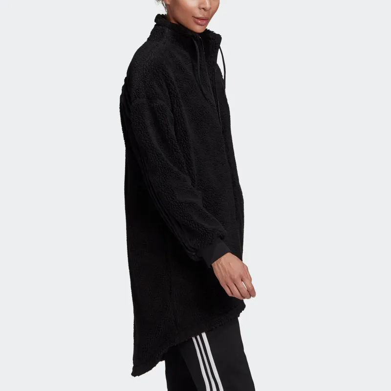 Adidas Velvet feel Coat Women's Black-3