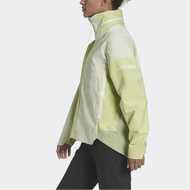 Adidas Jackets Coats Women's Yellow Green-3