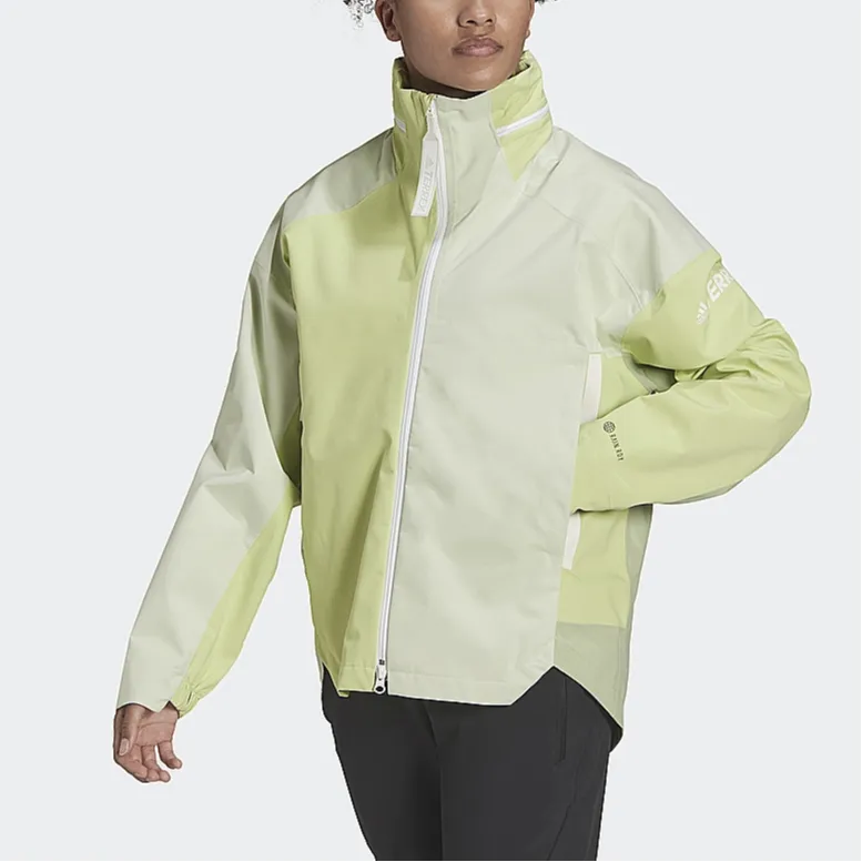Adidas Jackets Coats Women's Yellow Green-1