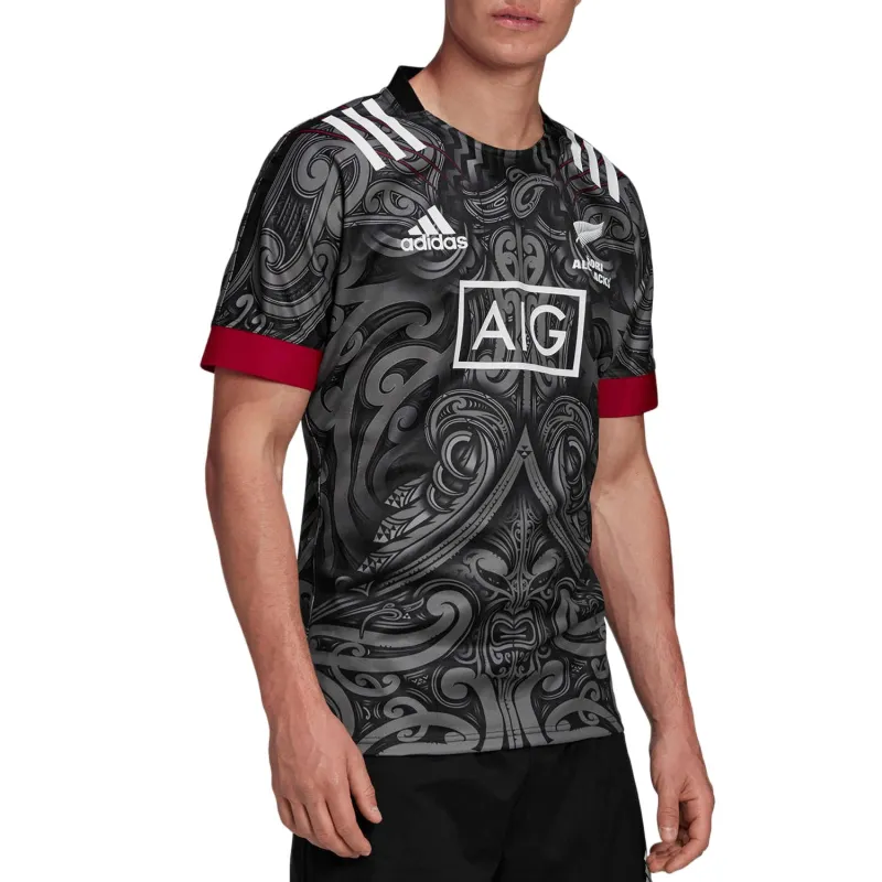 Adidas Rugby Jerseys Men's Dark Gray-1