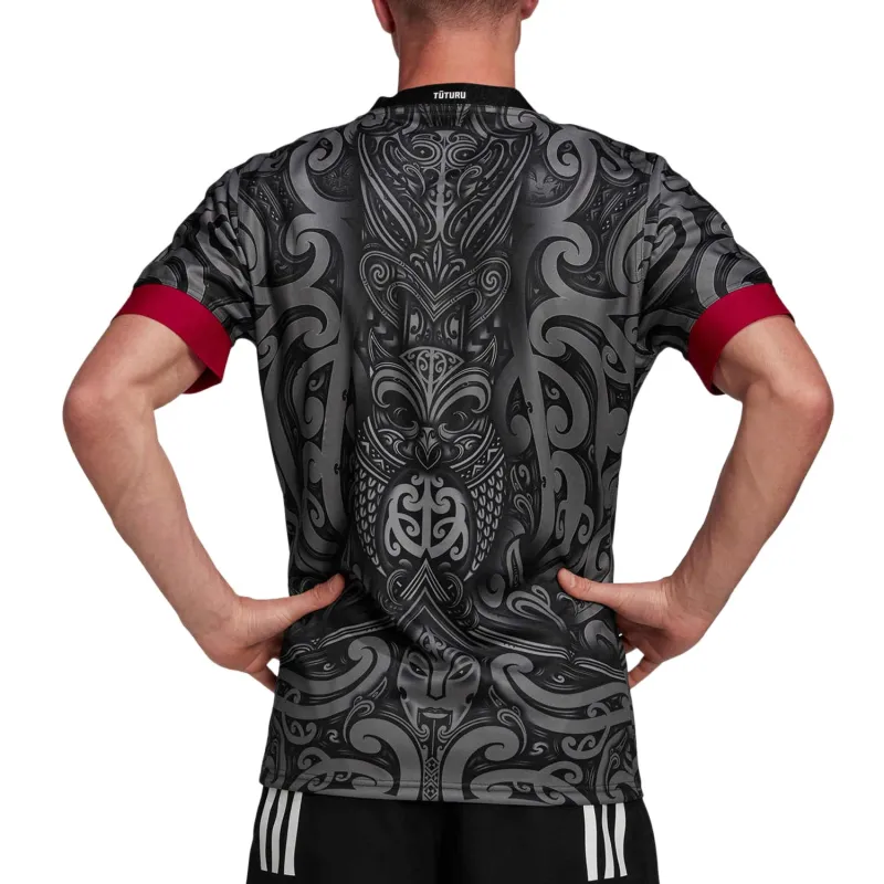 Adidas Rugby Jerseys Men's Dark Gray-2