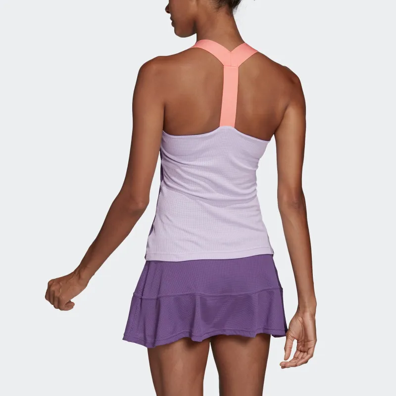 Adidas HEAT.RDY Tennis Tops Women's Tech Purple/Yellow-3