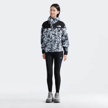 THE NORTH FACE Women's DryVent Mono Mountain Short Jacket Virtual Blue Trail Grid Print