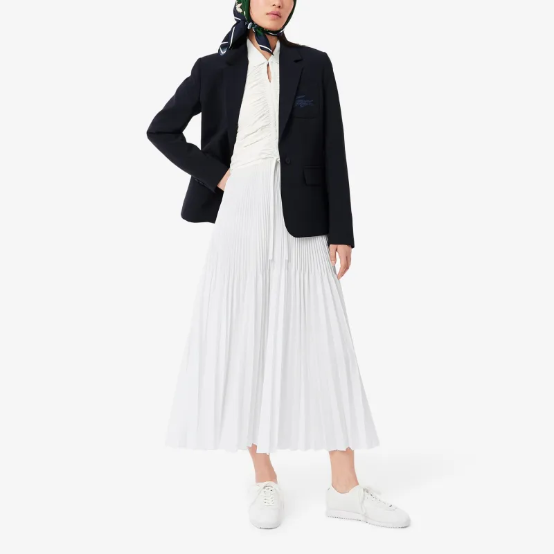 LACOSTE Pleated Sleeveless Polo Dress-3