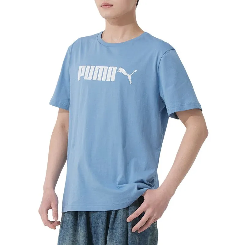 PUMA ESS SS25 T Shirt Men's Blue-3