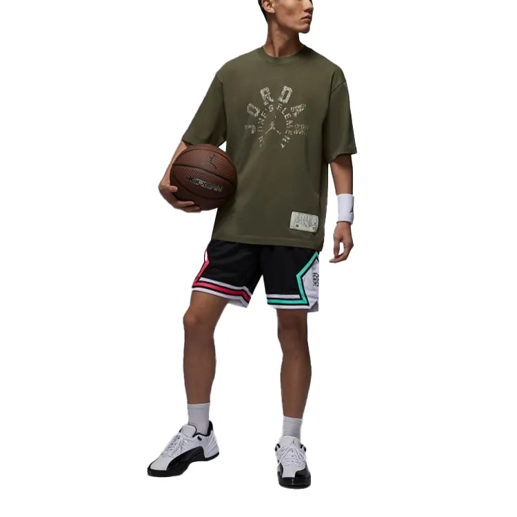 Jordan T Shirt Men's Olive Green-1