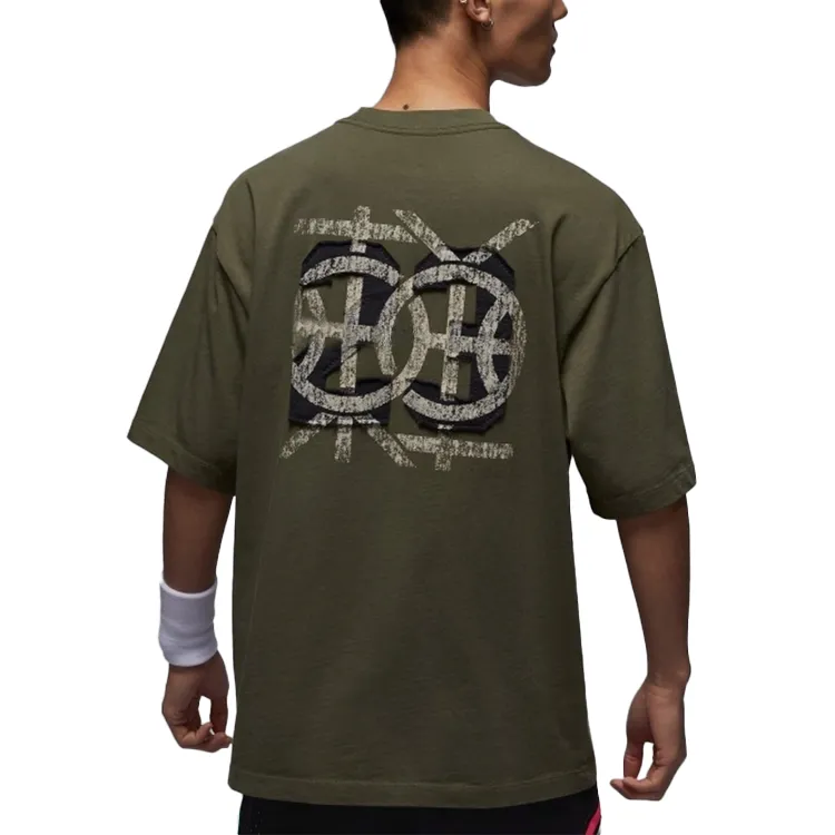 Jordan T Shirt Men's Olive Green-2