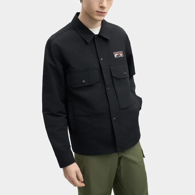 FILA x MAISON KITSUNE ORIGINALE Shirt Men's Legend Blue-3