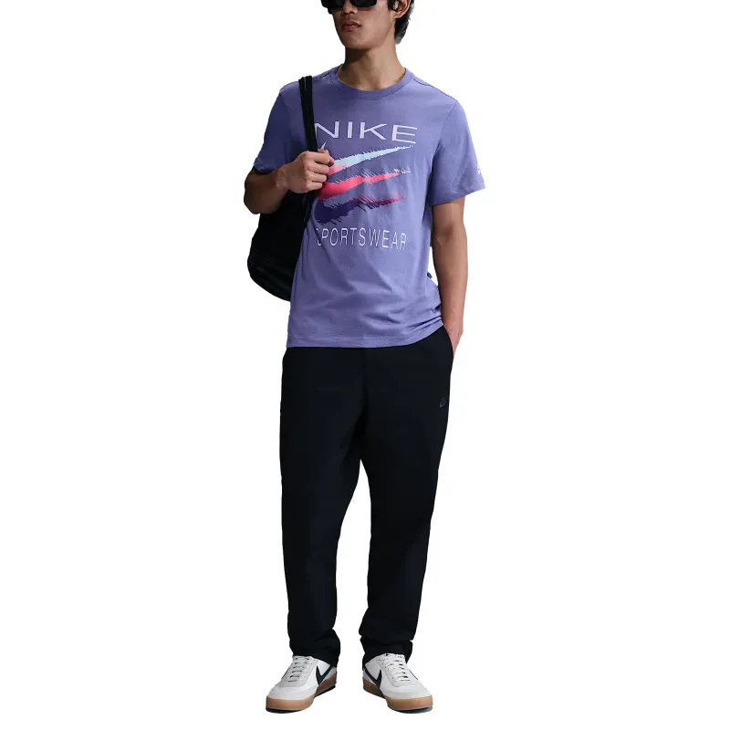 Nike Sportswear T Shirt Men's Dark Purple Crystal-1