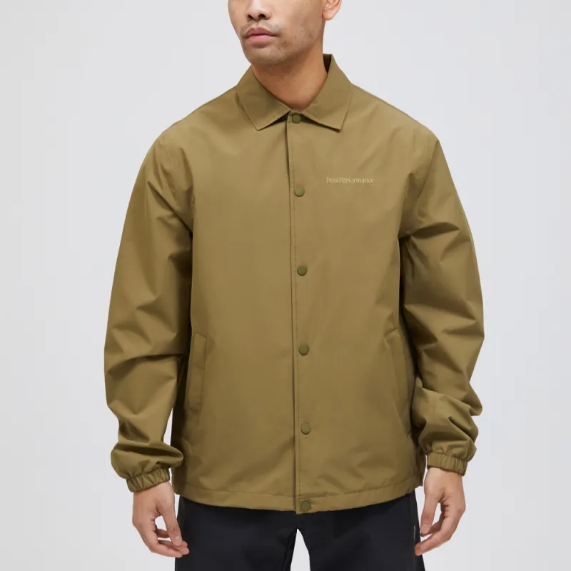 PEAK PERFORMANCE Jacket Men's Open Plain Green-3