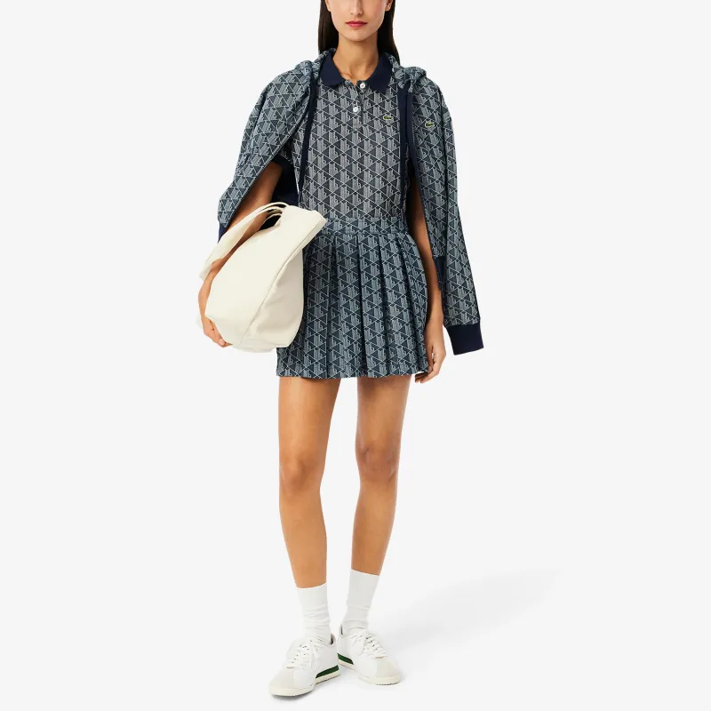 LACOSTE Monogram Jacquard Polo Top-9