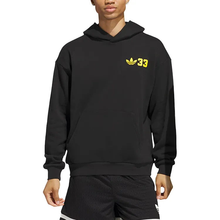 Adidas Originals SS25 Sweatshirt Unisex Black/Sunlight Yellow-2