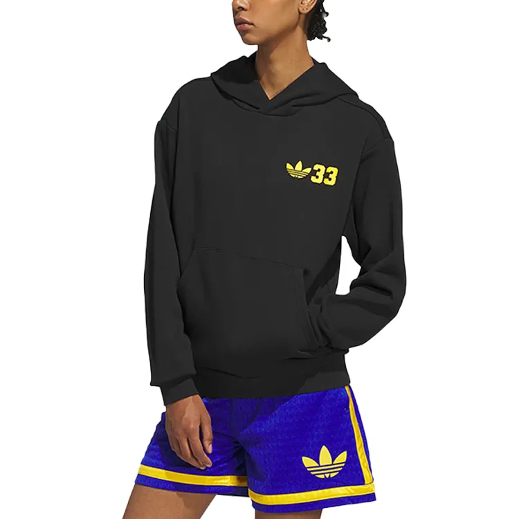 Adidas Originals SS25 Sweatshirt Unisex Black/Sunlight Yellow-3