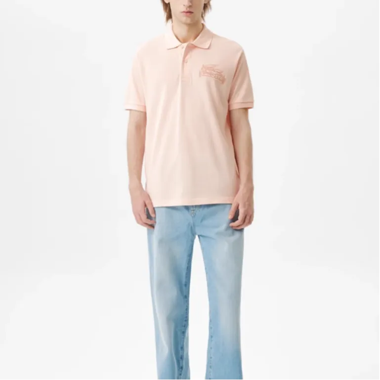 LACOSTE Classic Printed Polo Shirt-3