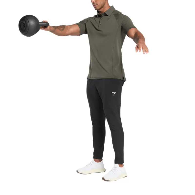 GYMSHARK Polo Shirt Men's Strength Green-3