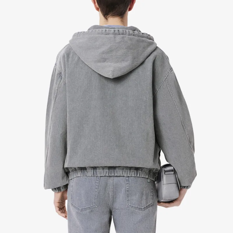 LACOSTE SS25 Denim Jacket Men's Blue-3