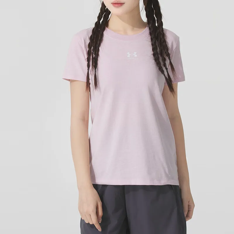 Under Armour SS25 T Shirt Women's Pink-1