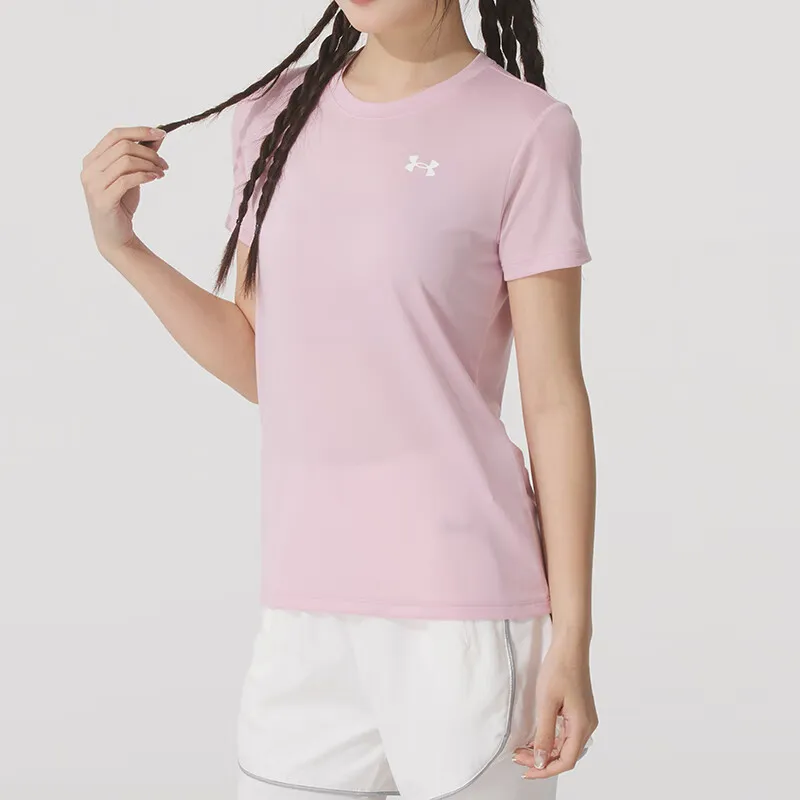 Under Armour SS25 T Shirt Women's Pink-3