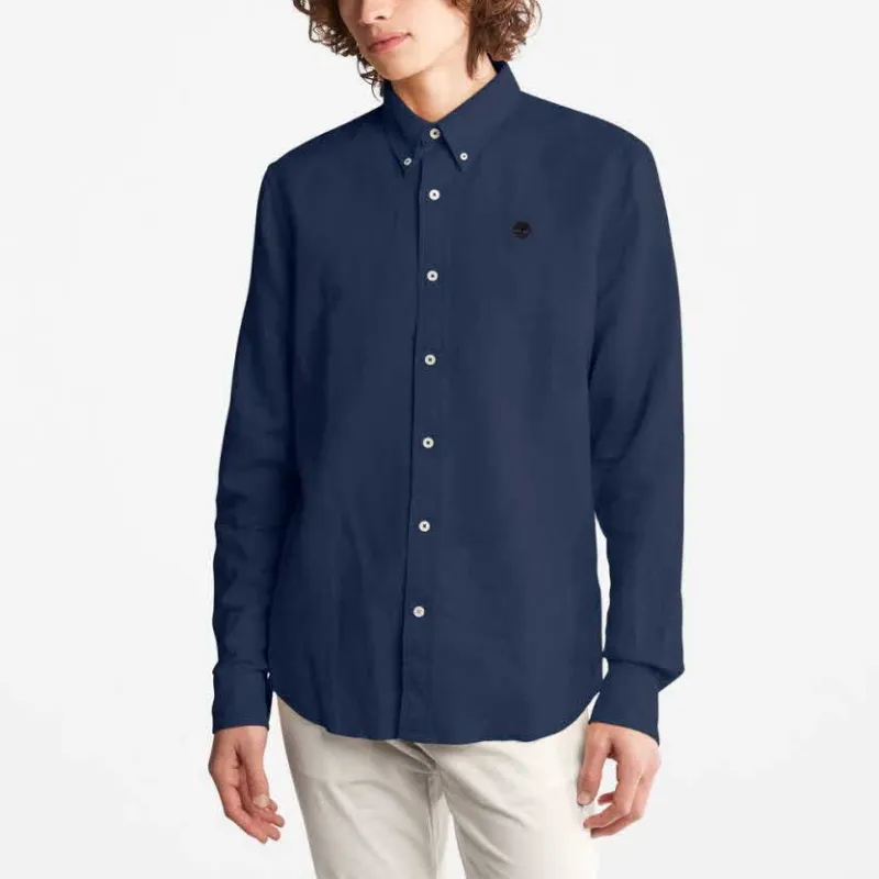 Timberland Shirt Men's Denim Blue-1