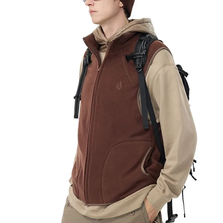 VOLCOM Vests Unisex Coffee-3