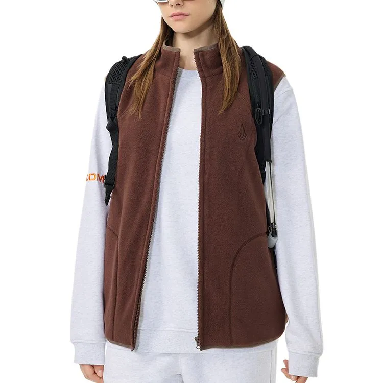VOLCOM Vests Unisex Coffee-2