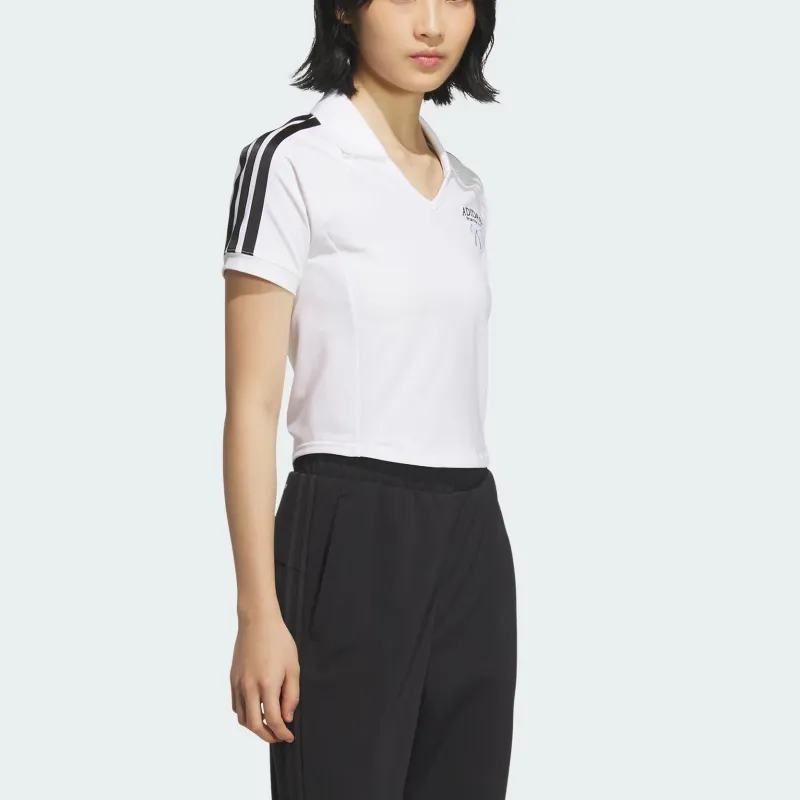 Adidas Dance SS25 Polo Shirt Women's White-2