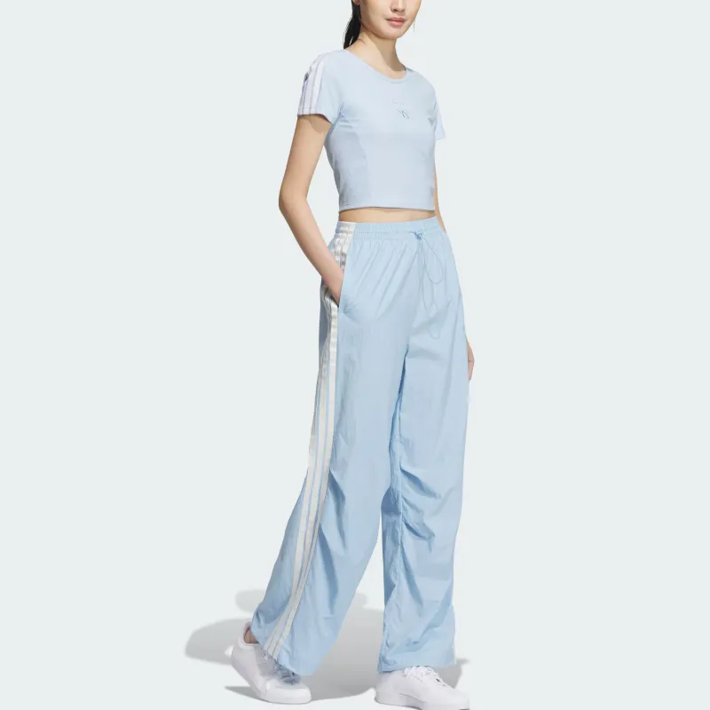 Adidas SS25 T Shirt Women's Blue/White-3