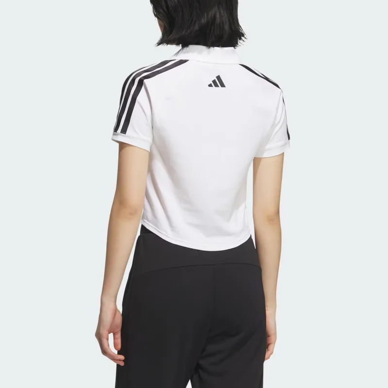Adidas Dance SS25 Polo Shirt Women's White-1