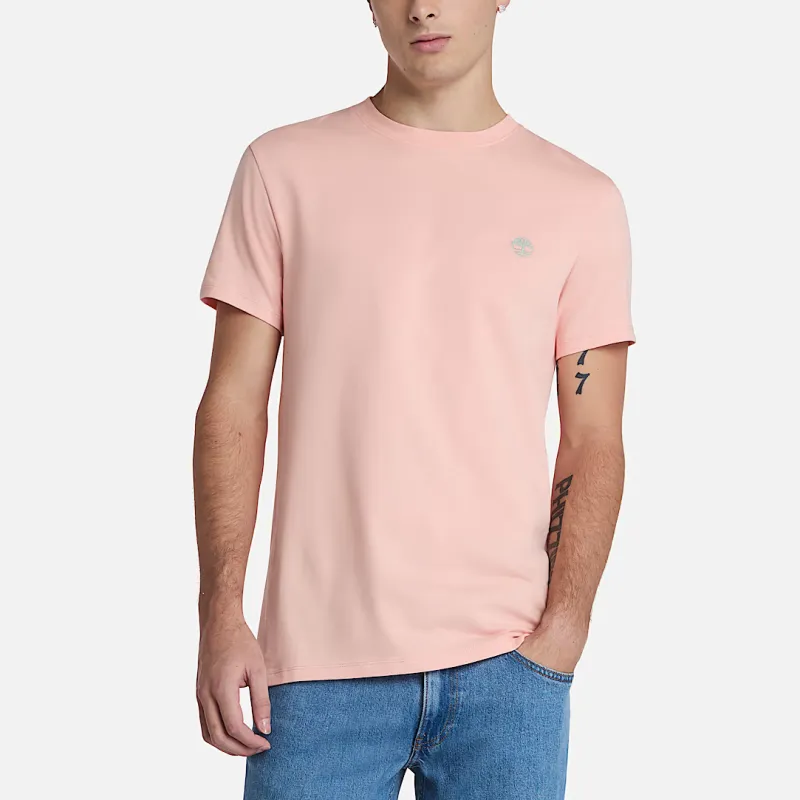 Timberland T Shirts Men Light Pink-1