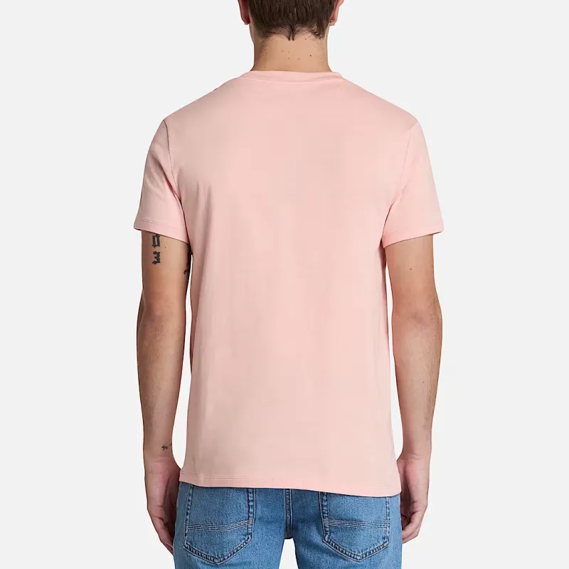 Timberland T Shirts Men Light Pink-2