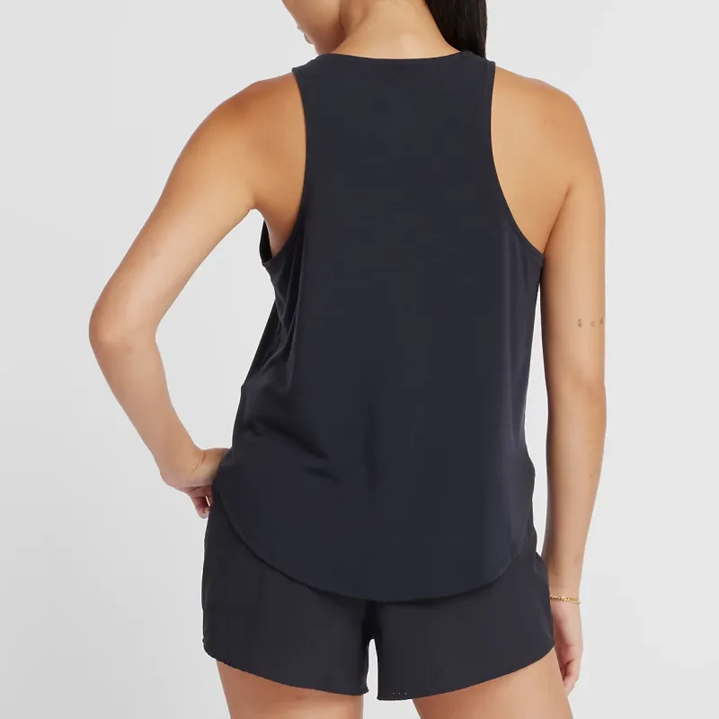 New Balance NYC MarathonDrapey Tank Tops Women's Black-1