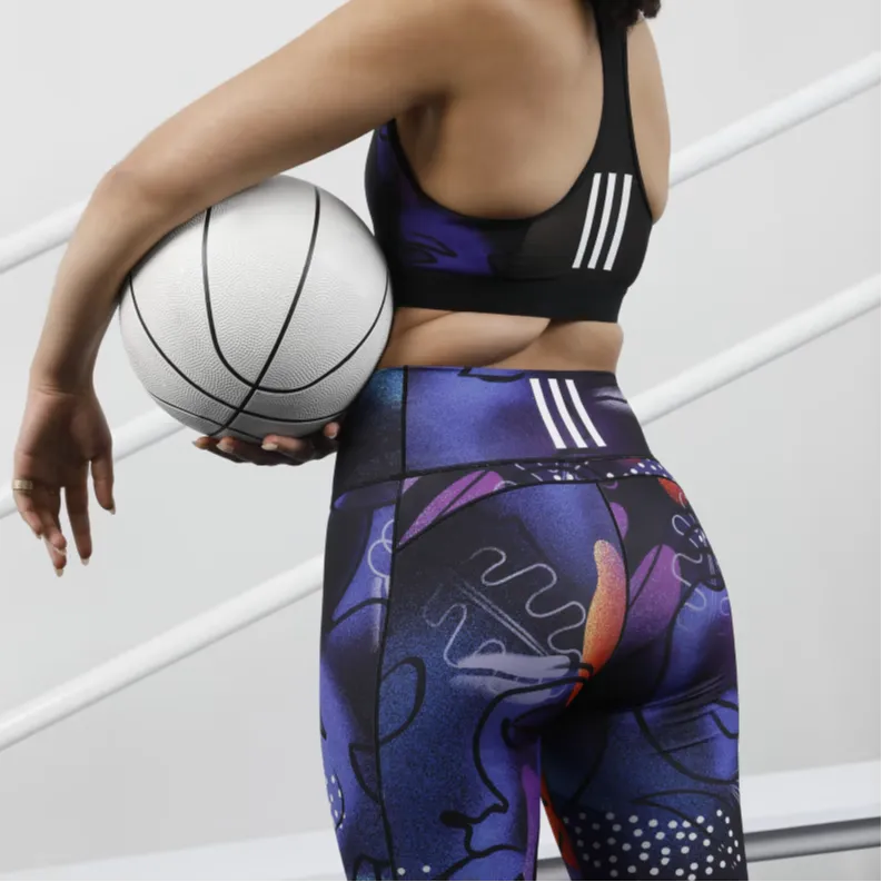 Adidas Treino Sports Pants Women's Blue Black-2