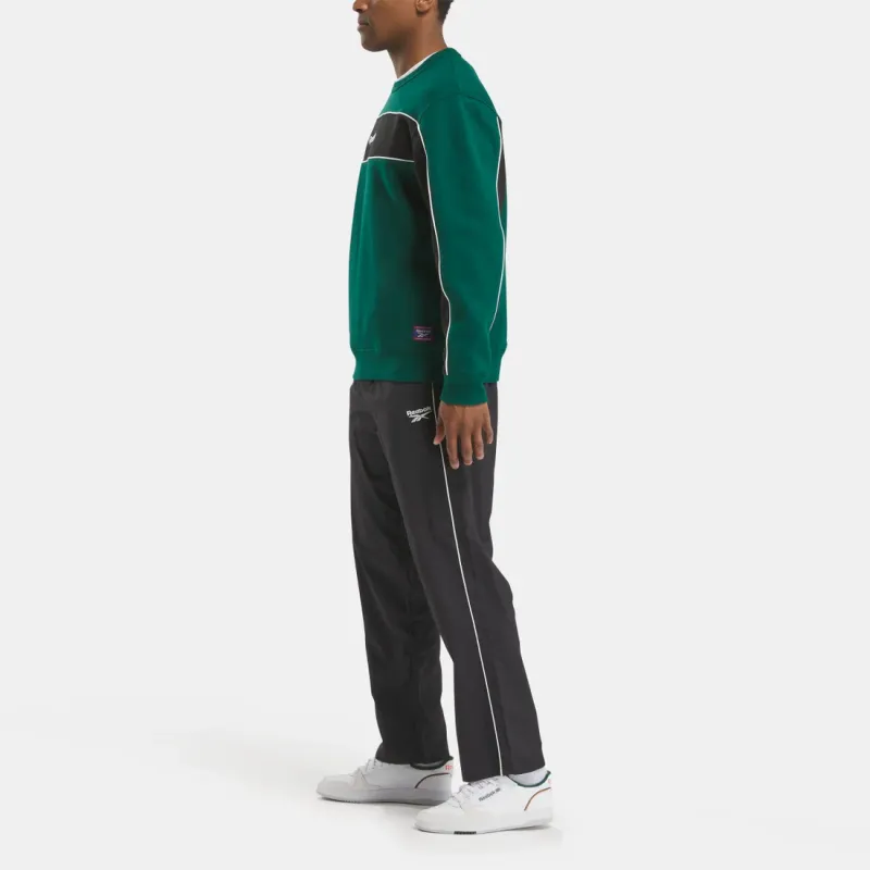 Reebok Tradition CL TEAM CREW Sweatshirt Men's University Green-4