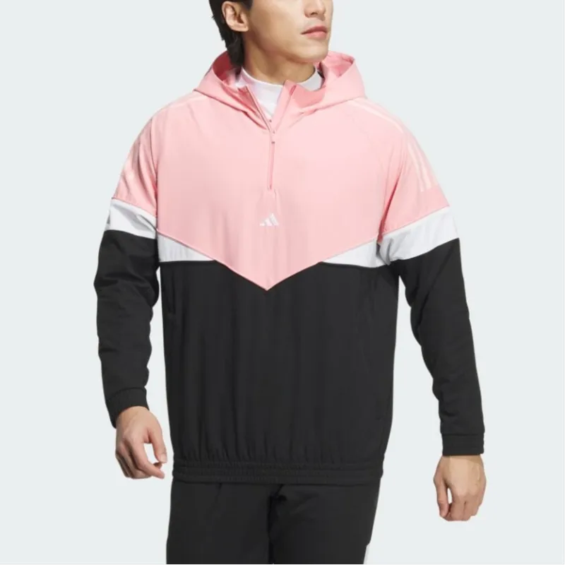 Adidas Sweatshirt Men's Pink/Black With Flames-3