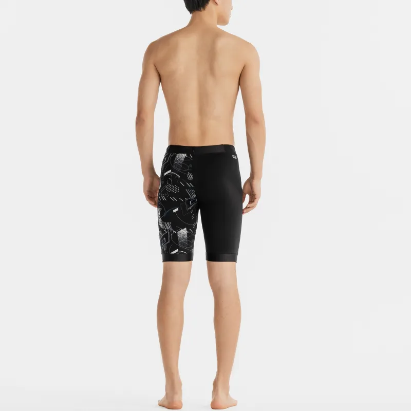 DECATHLON AQUARESIST NABAIJI 500 FITI JAMMER Swimming Shorts Men's Black-2