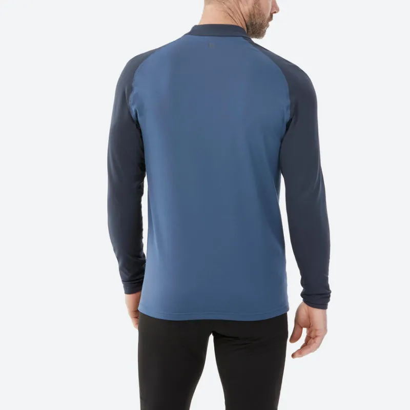 DECATHLON Undershirt Men's Ink Teal/Dark Blue-1